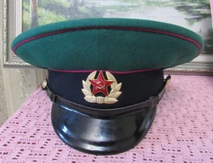 1979 SOWJETISCHE MILITÄRUNIFORM MÜTZE des Soldaten Grenzschutz GR 55 - Bild 1 von 3