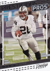 2023 Panini Prestige - Prestigious Pros Josh Jacobs #PP-24 - Raiders - Picture 1 of 2