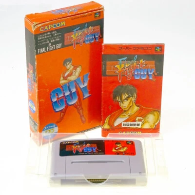 FINAL FIGHT GUY Nintendo Super Famicom SFC Japan Import Boxed look somewhat used - Image 1 of 2