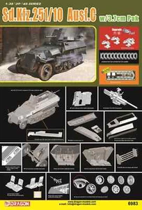 Dragon 6983 1/35 Sd.Kfz.251/10 Ausf.C w/3.7 Pak Special Edition w/EZ Track - Picture 1 of 1
