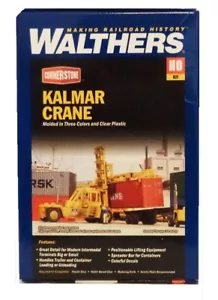 HO Scale Walthers Cornerstone 933-3109 Kalmar Intermodal Container Crane Kit - Picture 1 of 2