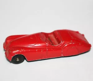 Vintage Druckguss Auto Tootsietoy Tootsie Spielzeug Jaguar Cabrio Coupé schwarzes Rad - Bild 1 von 5