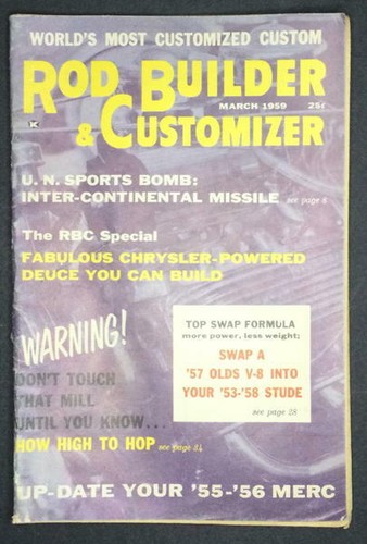 Rod Builder & Customizer March 1959 | eBay