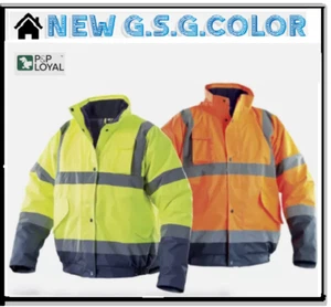 Chaqueta Bomber Hombre Alta Visibilidad HIGHWAY 300D - Imagen 1 de 3