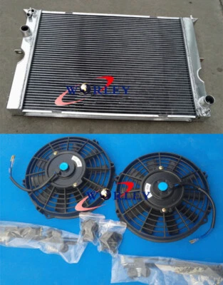 Radiador y ventiladores de aluminio para Land Rover Discovery II 2.5 TD5 1999-2004 Foto 1 de 4
