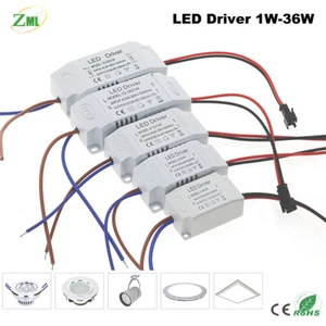 LED Driver transformador de fuente de alimentación 1W-36W AC85-265V a DC3V-12V - Imagen 1 de 14