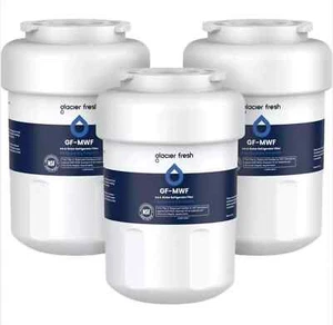 3 PACK Glacier Fresh GF-MWF Ice Water Refrigerator Filter For GE Kenmore 46-9991 - Picture 1 of 5