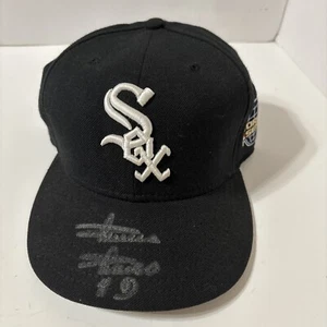 CAPPELLO MINNIE MINOSO CHICAGO WHITE SOX 2005 World Series FIRMATO nuova epoca VINTAGE - Foto 1 di 11
