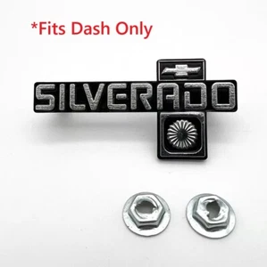 Silverado Dash Emblem For 1981-1987 Chevy Pickup Truck - Picture 1 of 5