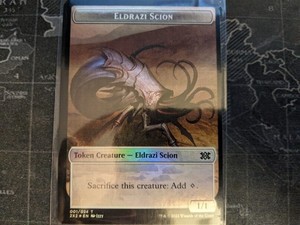 MTG Magic: The Gathering FOIL Eldrazi Scion // Saproling Token 2X2 Double NM!