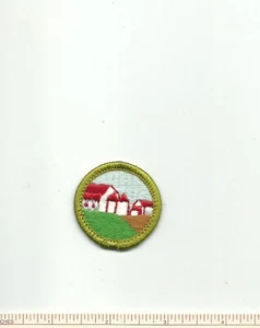 EF SCOUT BSA FARM AND RANCH MANAGEMENT VERDIENSTABZEICHEN TYP H EINGESTELLT 1987 MB! - Bild 1 von 1