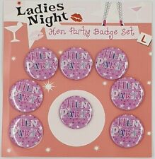 1 - 40 HEN PARTY NIGHT DO BADGES PINK ACCESSORIES BAG FILLERS HEN PARTY 