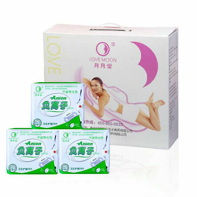 19Package Love Moon Anion Sanitary Napkin Pads No Fluorescent Agent Panty Liners • 141.02€