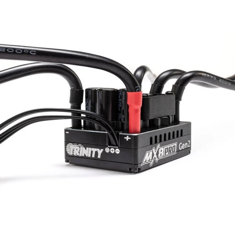 Trinity MX8 Gen2 1/8 Scale 220a ESC w/Built In Bluetooth TEP0014 - Image 1 of 3