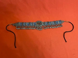 ANTIQUE OLD ALBANIA ORNAMENT WITH GEMESTONE DECORATED FOLK WEAR #361 - Picture 1 of 8