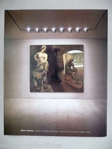 Eric Fischl Art Gallery Exhibit PRINT AD - 1996 - Picture 1 of 1