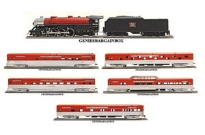 HO Set - Rock Island 4-6-4 Hudson & 5 Wagen Personen Set Neu in Box - Bild 1 von 12