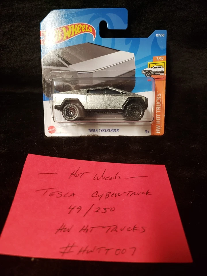 Hot Wheels HW Hot Trucks 3/10 Tesla Cybertruck Silver HCV57 49/250