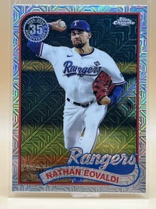 2024 Topps Series 2 Nathan Eovaldi Silver Pack Mojo #2T89C-21 Rangers - Picture 1 of 2