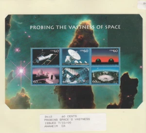 Space Achievement and Exploration Stamps - Scott 3409-13 $195.00 value 5 scans - Picture 1 of 5
