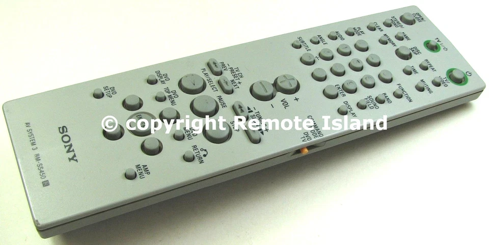 Sistema A/V Sony RM-SS450 3 Control Remoto DAV-C450 HCD-C450 ENVÍO RÁPIDO $5!!!!! Foto 1 de 1