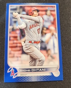 2022 Topps Series 1 ‘Royal Blue’ SHOHEI OHTANI SP Parallel Insert LA Angels #1