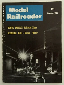 Model Railroader Magazine November 1956 Railroad Signs Insert Bonus - Picture 1 of 5