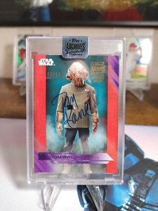 2018 STAR WARS ARCHIVES SIGNATURE TOM KANE AUTO 4/15 ADMIRAL ACKBAR