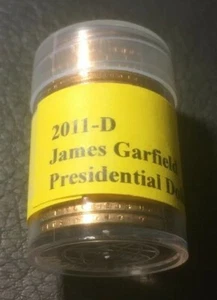2011-D (10 Coins) James Garfield $1 Presid. Golden Dollar Clean Unc to Near Unc - Picture 1 of 4