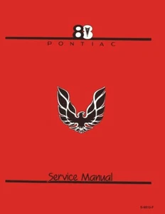 1988 Pontiac Firebird Trans Am Shop Service Repair Manual Book OEM Guide - Picture 1 of 1