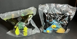 Vintage 2002 McDonalds Happy Meal Spielzeug Poo-Chi #7 und Dino-Chi #2 - Bild 1 von 5