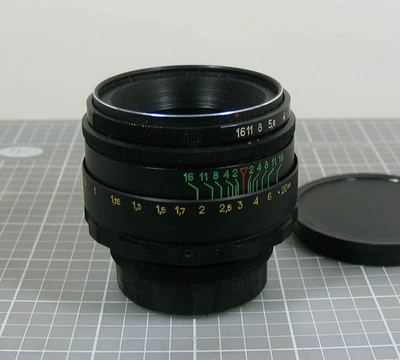 Vintage Soviet USSR Helios - 44 - 2 58mm f/2 Lens M42 Distinctive Swirly Bokeh - Image 1 of 4