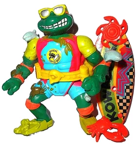 Teenage Mutant Ninja Turtles 1990 sewer surfin MICHAELANGELO Complete mike vinta - Picture 1 of 3