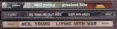 * Lot 3 CD Neil Young: Greatest Hits, Sleeps With Angels, Living With War - Image 1 of 3