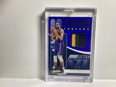 2019-20 absolute memorabilia Utah Jazz T-wolves Rudy Gobert 3 Color Jersey #/25 - Image 1 of 2