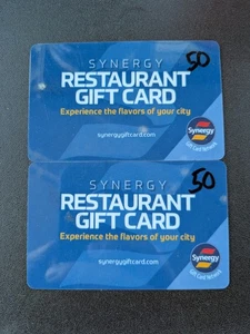 $100 Synergy Restaurants Gift Card - Picture 1 of 1