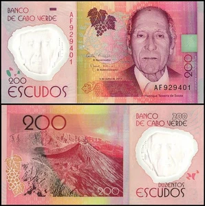 Cabo Verde 200 Escudos, 2014, P-71, polímero UNC - Imagen 1 de 1