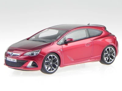 Opel Astra J GTC OPC rojo diecast modelo coche 7751000-10001 Motoraart 1:43 Foto 1 de 4