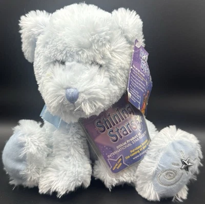 Russ Estrellas Brillantes Peluche Oso Azul Nuevo Con Etiquetas Y Códigos Intacto Retro 2006 Foto 1 de 4
