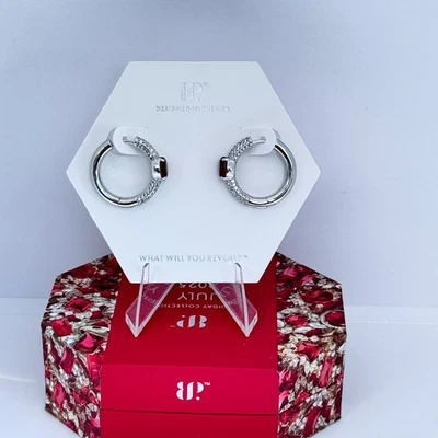 Bomb Party July 2025 "Warm Summer Sunset" LC Ruby/Quartz on Hematite ER16619 - Image 1 of 4