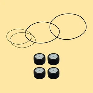 Riemen Andruckrolle = Kit 1 für Sony MHC-V 909 AV Tape Deck Compact System - Picture 1 of 5