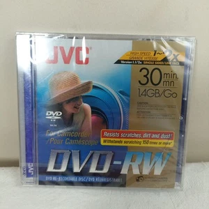 Disque caméscope neuf JVC VD-W14DU 8 cm DVD-RW 30 min 1,4 Go scellé - Photo 1/4
