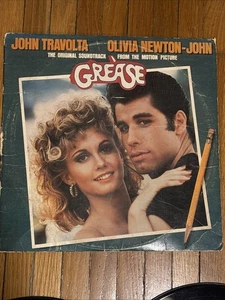 GREASE SOUNDTRACK 2LP VINYL ALBUM 1978 RSO 2-4002 JOHN TRAVOLTA OLIVIA NEWTON - Picture 1 of 12