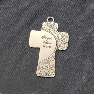 Ganz Cross Adorno de Navidad "Los ángeles creen en ti" - Imagen 1 de 3
