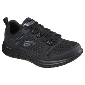 Mens Skechers Track - Knockhill Black/Black Athletic Shoes - Picture 1 of 6