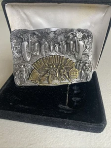 AMA Jacksonville 200 Motorrad 1993 Limited Ed. Gürtelschnalle Zinn #1852 - Bild 1 von 5