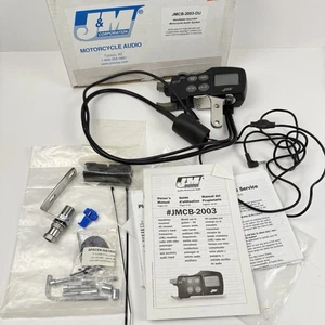 J&M JMCB-2003 Motorcycle Handlebar Mounted CB Radio Untested Parts Repair Only - Bild 1 von 16