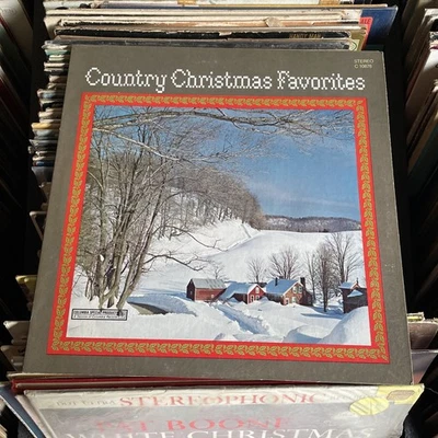 COUNTRY CHRISTMAS FAVORITES LP 12" VINYL VARIOUS XMAS HOLIDAY MUSIC VG/VG+ - Image 1 of 2