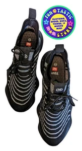 ZAPATILLAS HOMBRE ECKO UNLTD ATLÉTICAS Marca. Cebra a rayas blanco y negro. Talla 9.5 NUEVO - Imagen 1 de 10