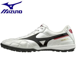 Mizuno TF Turf Indoor Soccer Football Futsal Shoes Q1GB1902 White & Black NEW - Picture 1 of 12